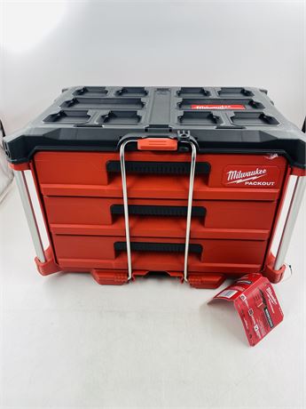 New Milwaukee Packout 3 Drawer Tool Box
