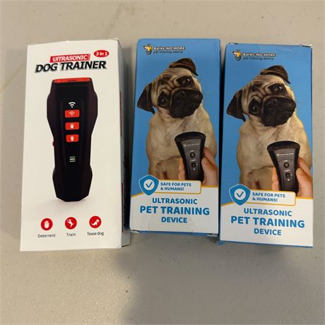 Lot of NIB Ultrasonic Pet Training Devices