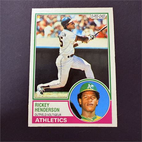 1983 OPC Rickey Henderson