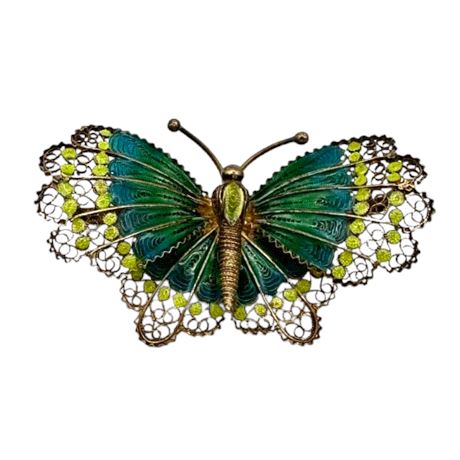 Vintage Butterfly Brooch