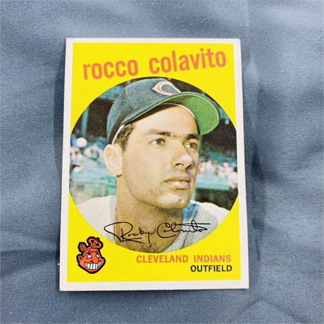 1959 Topps Rocky Colavito #420