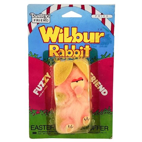 Vintage Dudley's Friend Wilbur Rabbit, New Old Stock