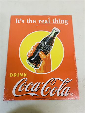 12.5x16” Coca Cola Metal Sign