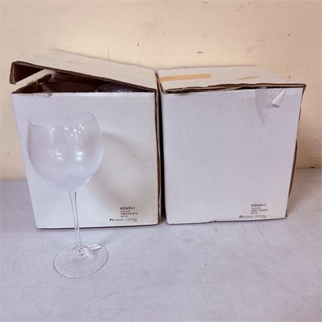 8 Sasaki Crystal Goblets