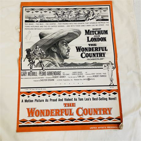The Wonderful Country Original Pressbook