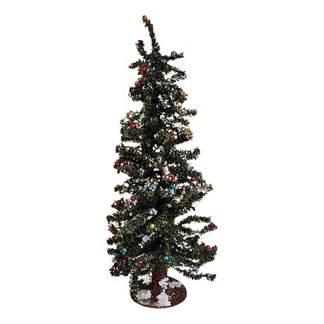 Vintage 24 Inch Decorative Christmas Tree