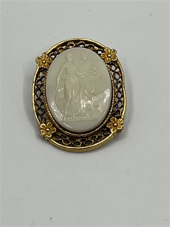 1880’s white  shell cameo