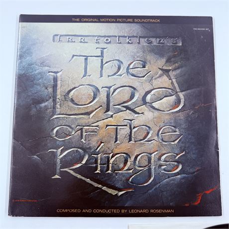 Lord of the Rings Soundtrack Vinyl Record