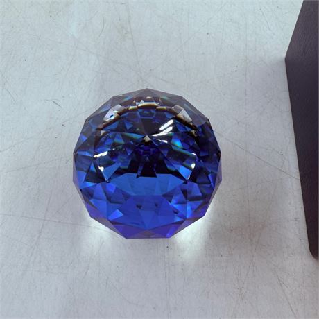 Crystal Ball Paperweight - Probably Swarovski