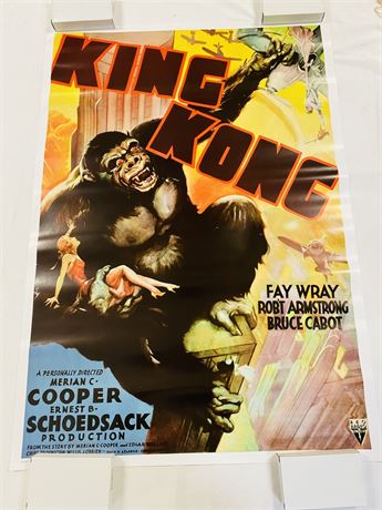 King Kong 27x40 Movie Poster - Rolled, Unused