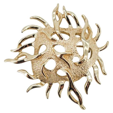 Vintage SARAH COVENTRY Sea Urchin Brooch