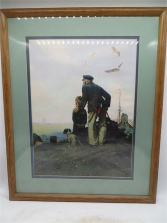 Norman Rockwell Print "Outward Bound"