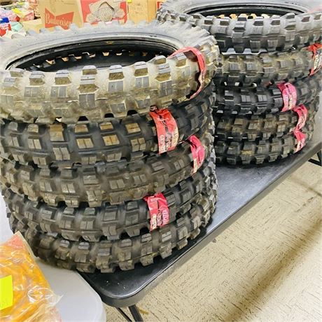 8 NOS Avon Gripster Tires 4.00-18