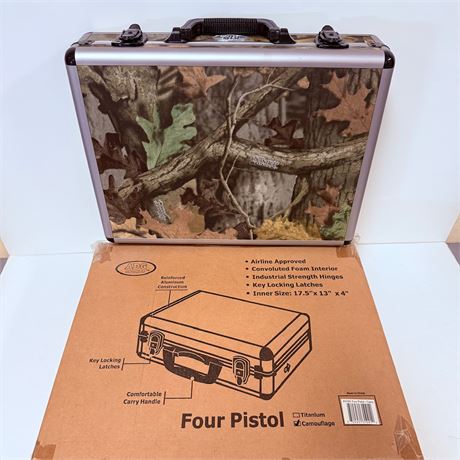 ADG Sports Camo 4 Pistol Gun Case