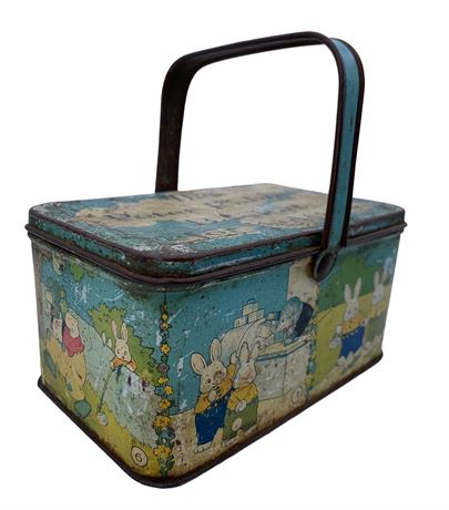Peter Rabbit Tindeco Handled 6” Vintage Lunchbox