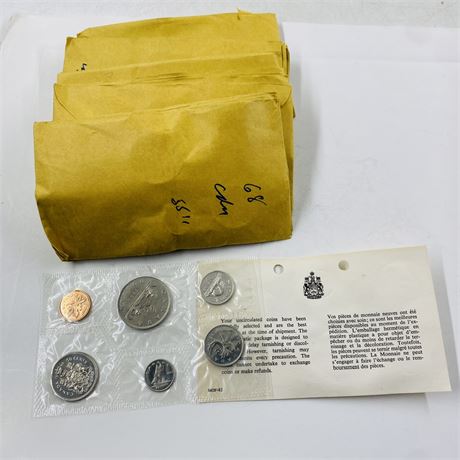 15 - 1968 Canada Proof Like Sets