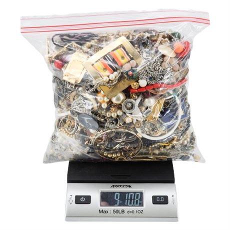 Nearly 10 Pounds Broken/Imperfect/Miscellaneous Jewelry