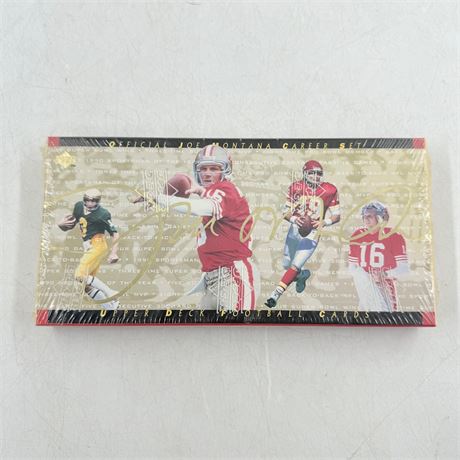 1995 UD Joe Montana Career Set