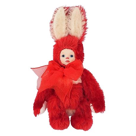 Marie Osmond "Bit O' Bunny" Red Mohair Rabbit Doll