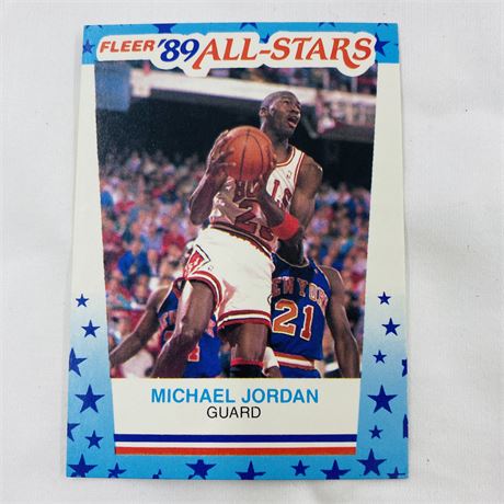 1989 Fleer Michael Jordan Sticker #3