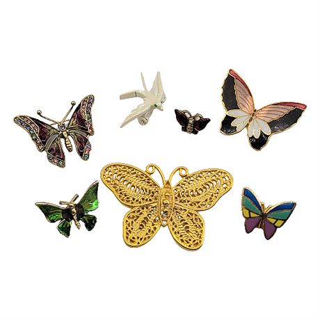 Butterfly Brooch Collection