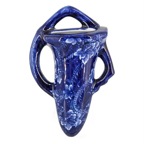 Handmade Ceramic Blue Pocket Vase