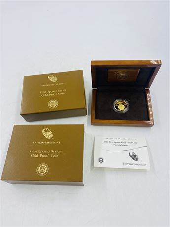 $10 Gold Proof Patricia Nixon First Spouses