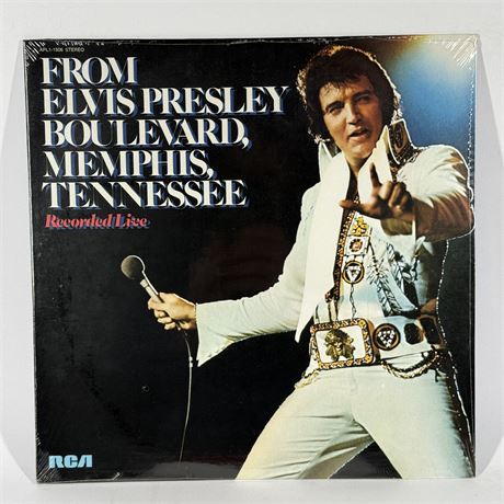 Sealed Elvis Presley "From Elvis Presley Boulevard, Memphis, Tennessee" LP