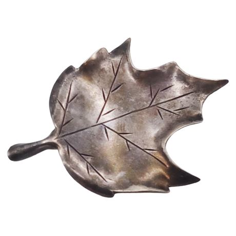 NYE Sterling Leaf brooch 6.18 G