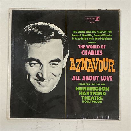 The World of Charles Aznavour All About Love Sealed Vinyl Record