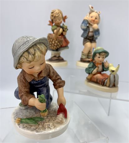 4 Vintage West Germany Goebel Hummel Figurines