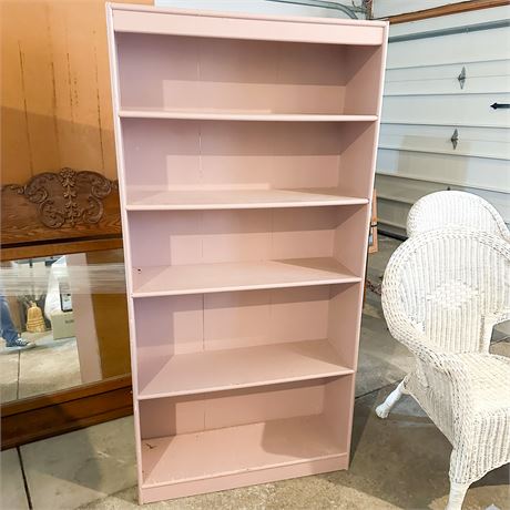 Vintage Solid-Wood Bookshelf