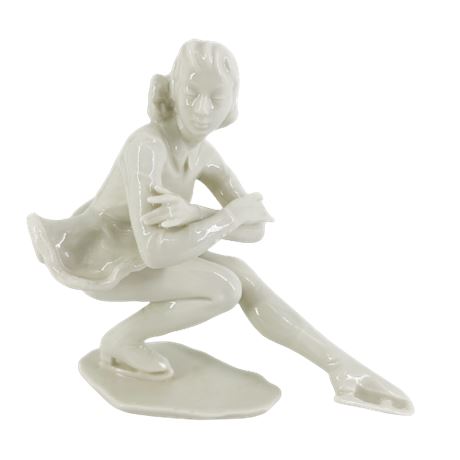 Lorenz Hutschenreuther Porcelain Ice Skater Figurine