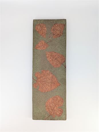 16.25" OAK Petrified Forest Tile Leaves Pottery from Don Drumm Studios