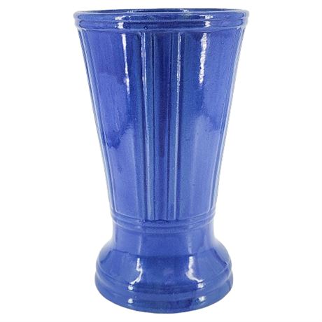 Vintage Art Deco USA Made Cornflower Blue Vase