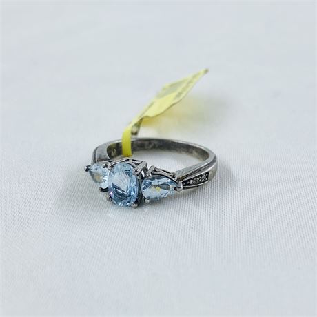 3.4g Sterling Ring Size 7
