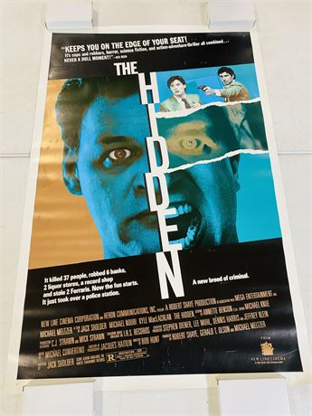 The Hidden Original 27x41 Movie Poster - ROLLED