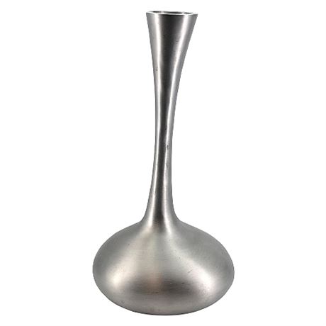 West Elm Mid-Century Inspired Brushed Metal Vase