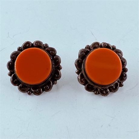 12.4g Signed Southwest Sterling Earrings