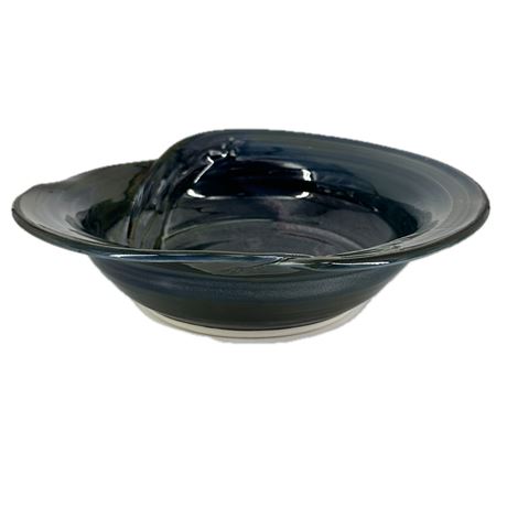 Large Studio Art Pottery Serving Bowl, Signed