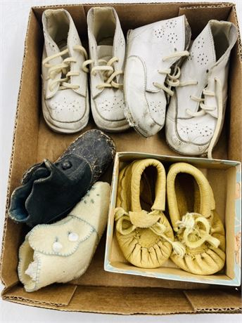 Vintage + Antique Baby Shoes