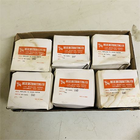 6 NOS Harley Davidson Pistons
