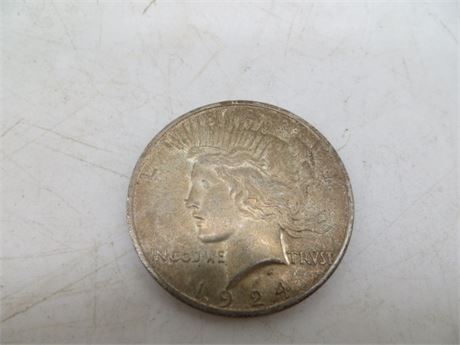 1924  Peace Silver Dollar