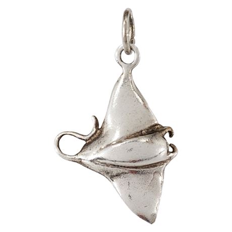 Sterling Silver Stingray Pendant