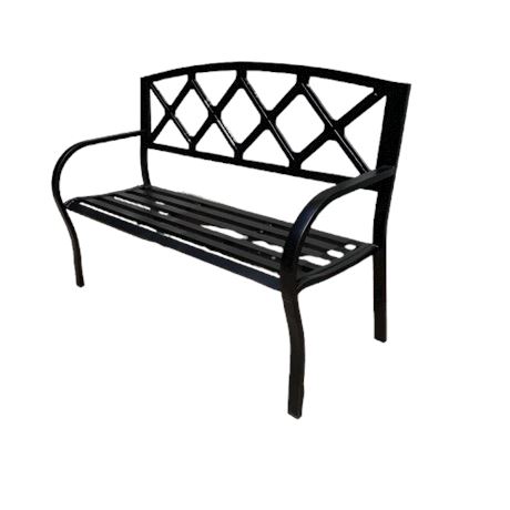 Bench Outdoor of Solid Metal Weight