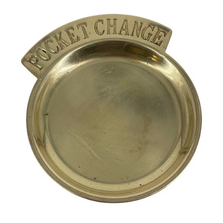 Brass Pocket Change Dish
