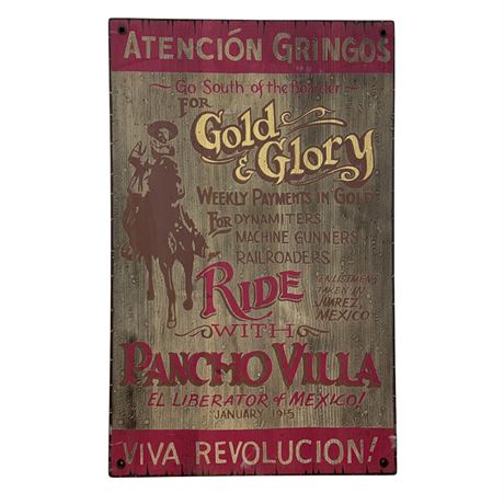 "Gold & Glory" on Wood