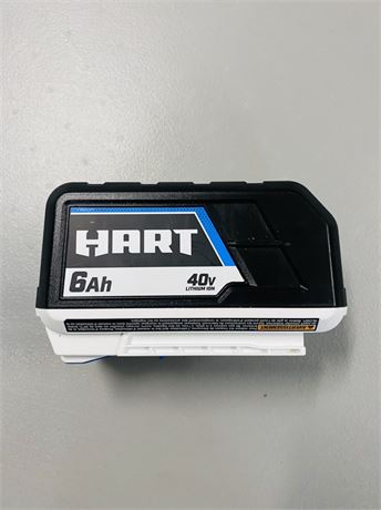 New Hart 40v 6ah Battery