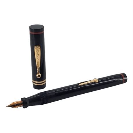 Vintage Diamond P.P. Fountain Pen w/ 14K Gold Nib