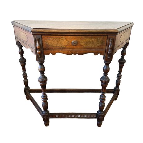 Vintage Wooden Console Table